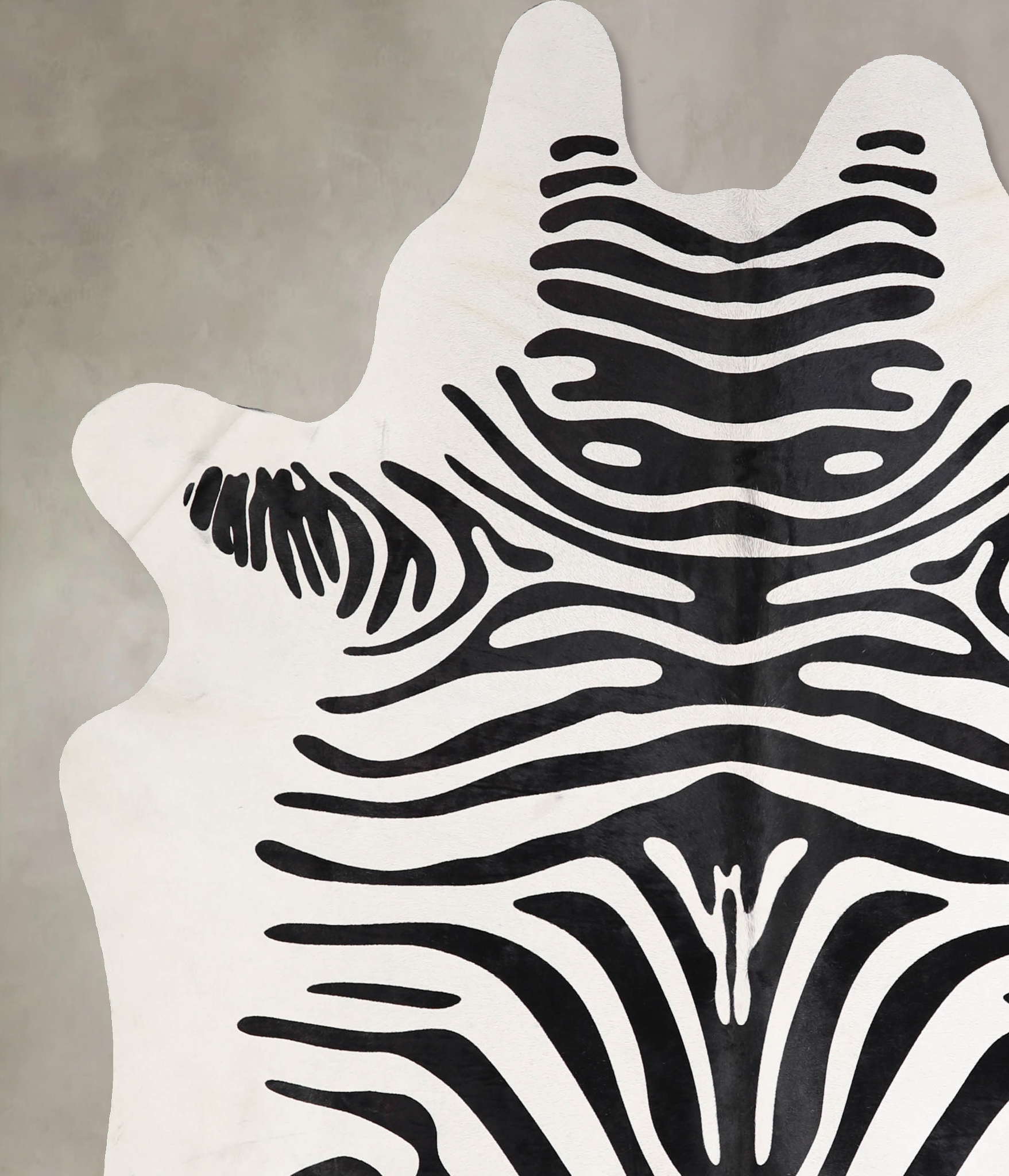 Zebra Cowhide Rug #A34606