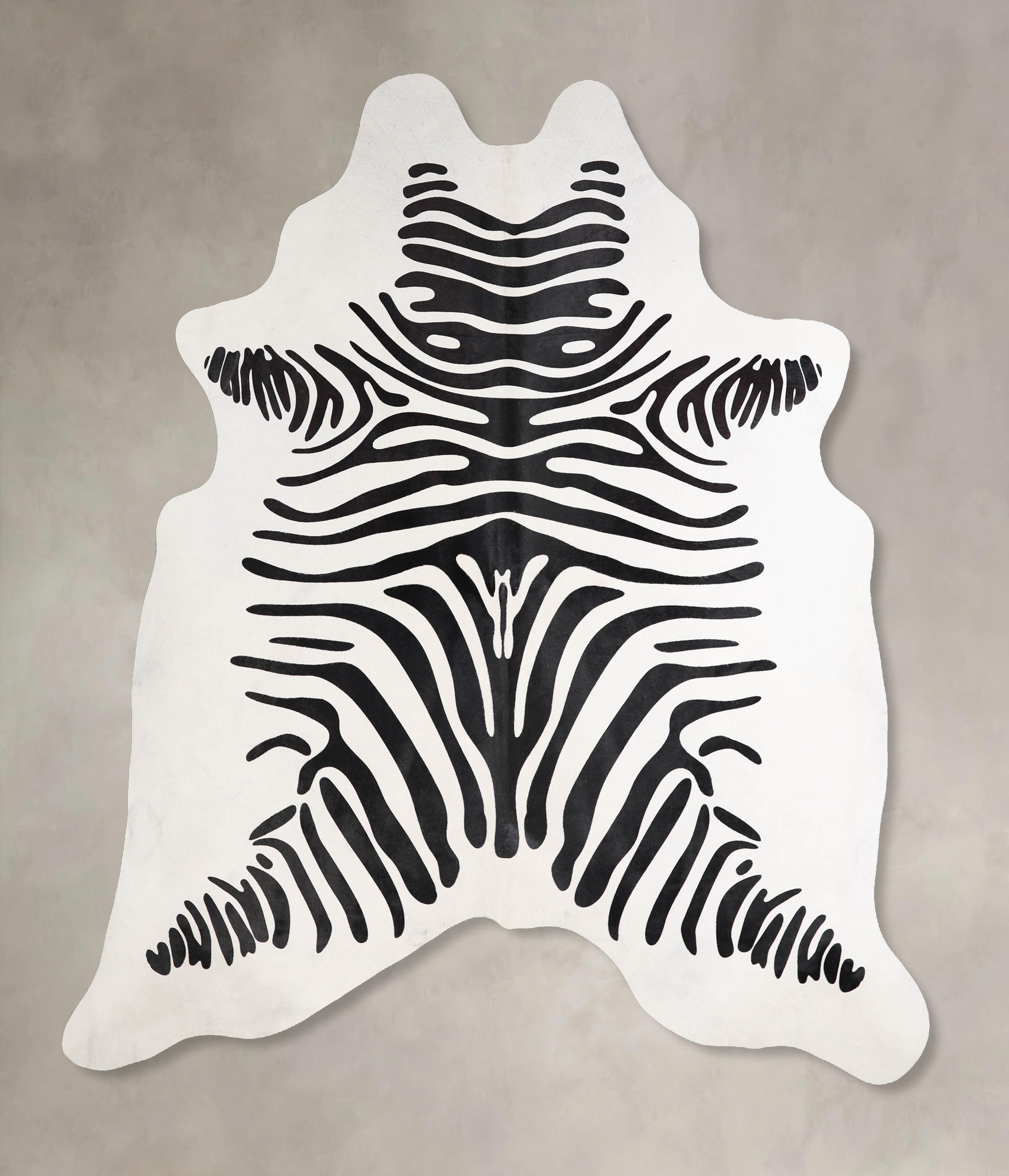 Zebra Cowhide Rug #A34607