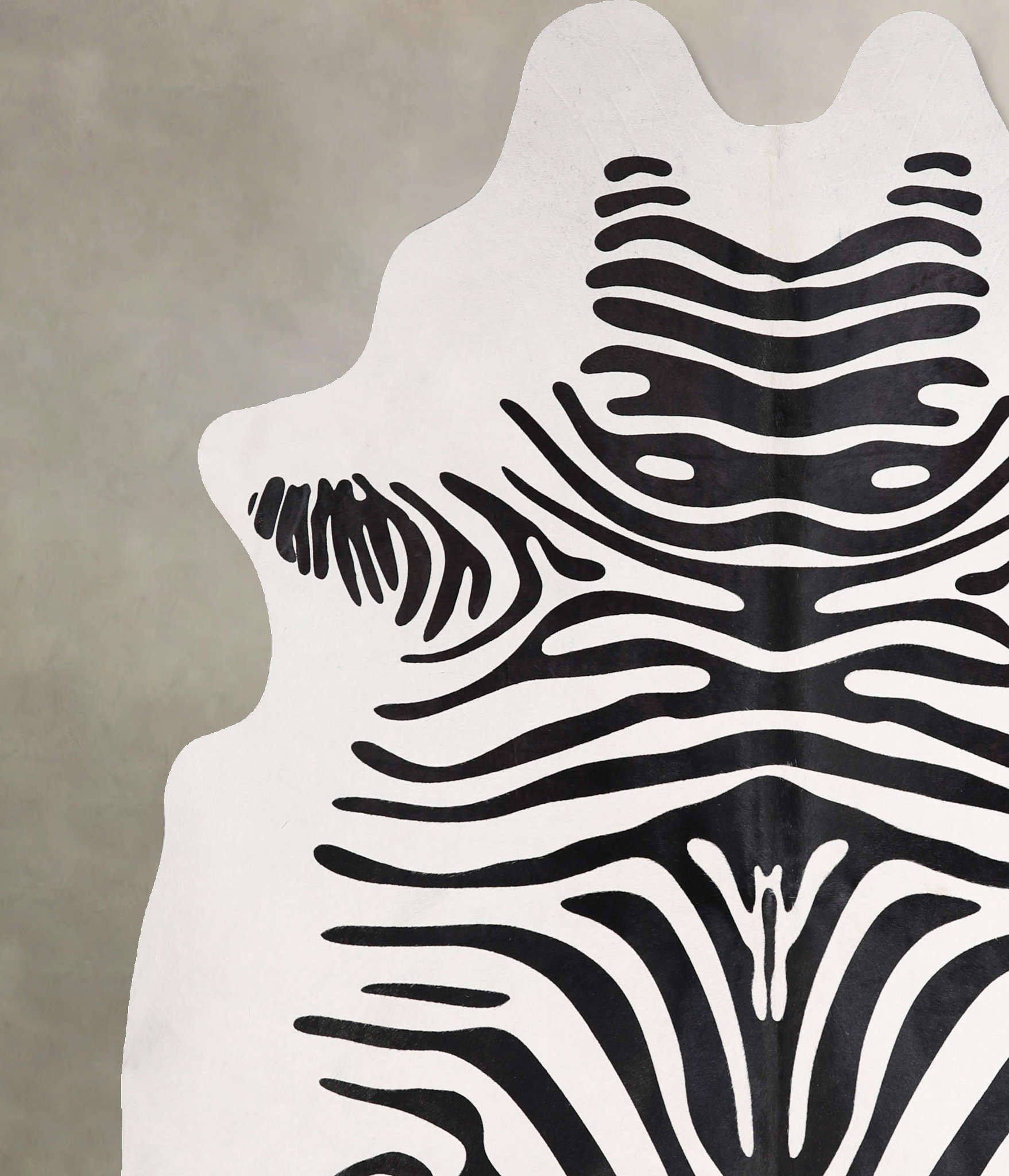 Zebra Cowhide Rug #A34607