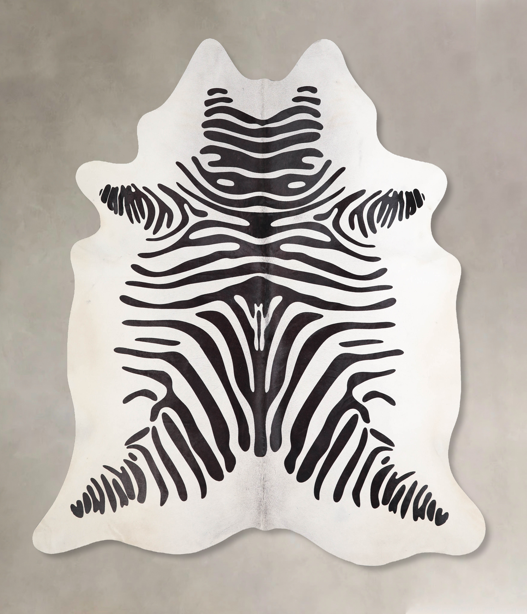 Zebra Cowhide Rug #A34608