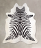 Zebra X-Large Brazilian Cowhide Rug 7'2