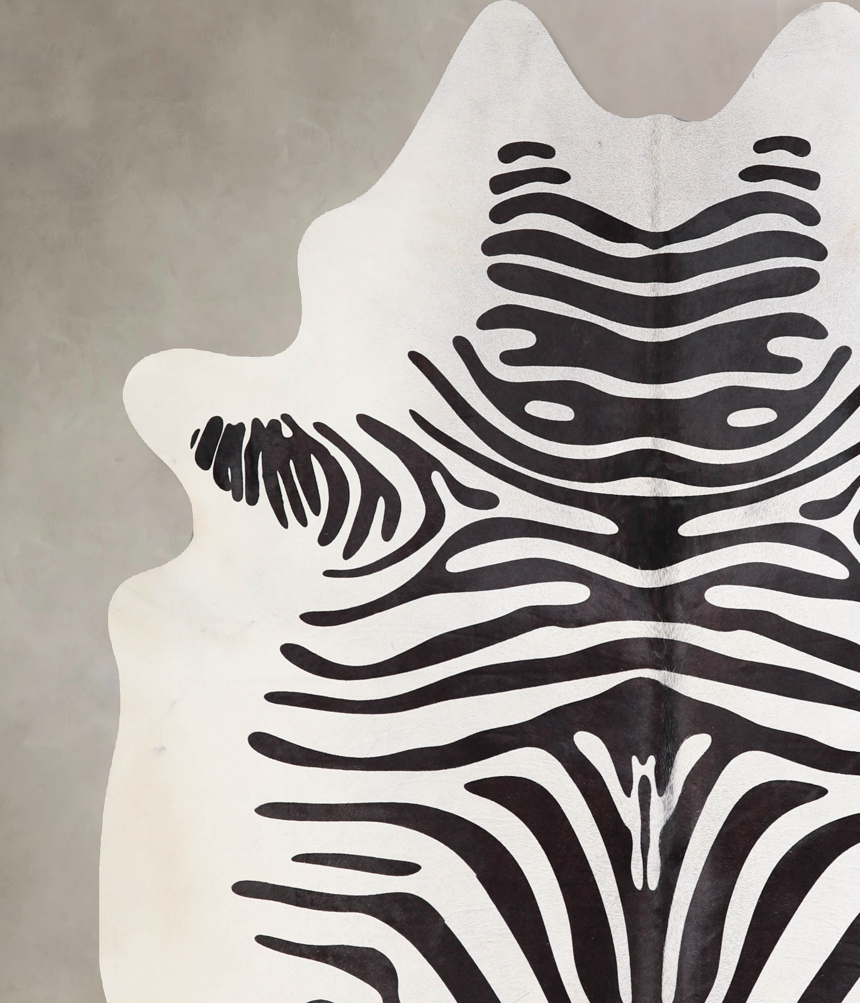 Zebra Cowhide Rug #A34608