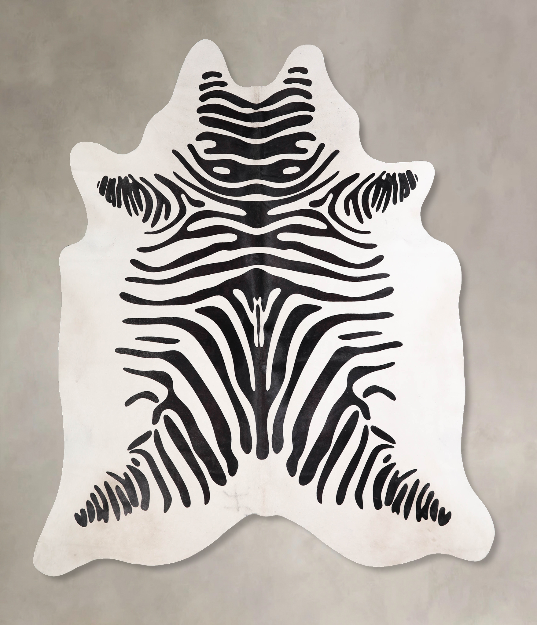 Zebra Cowhide Rug #A34610