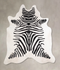 Zebra X-Large Brazilian Cowhide Rug 6'10