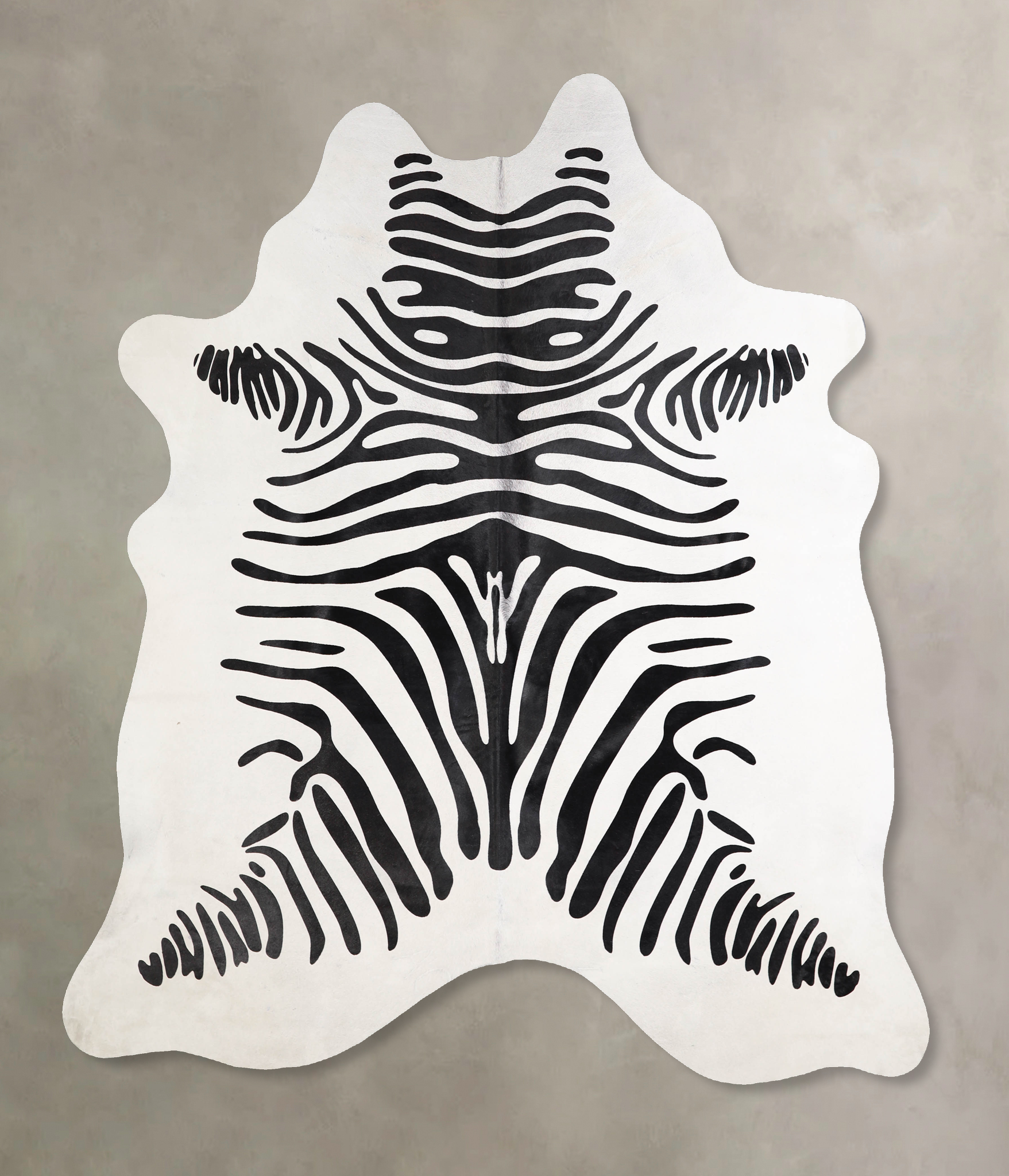 Zebra Cowhide Rug #A34611