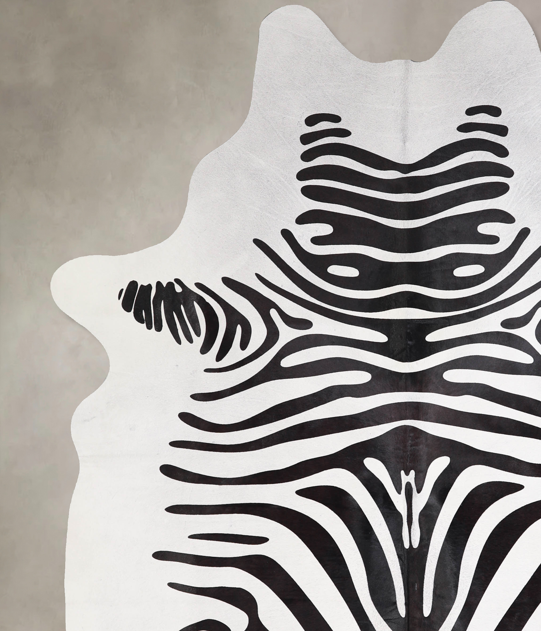 Zebra Cowhide Rug #A34612