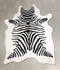 Zebra X-Large Brazilian Cowhide Rug 6'11