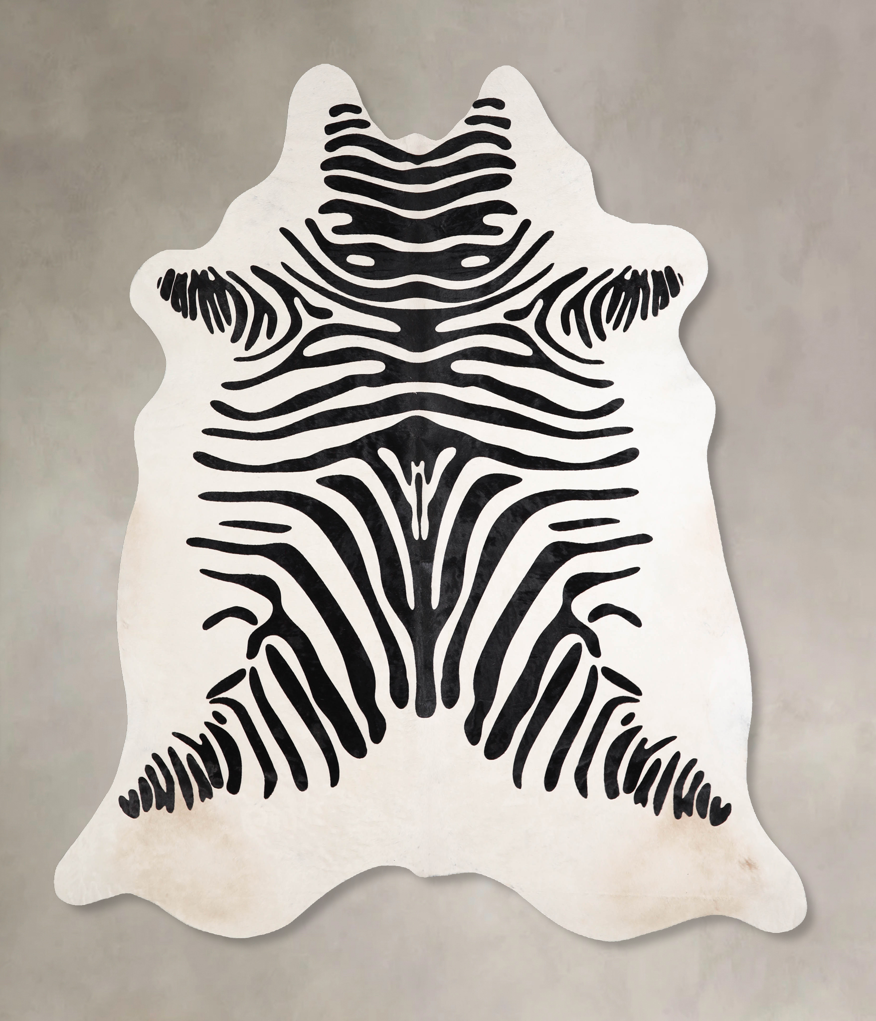 Zebra Cowhide Rug #A34614