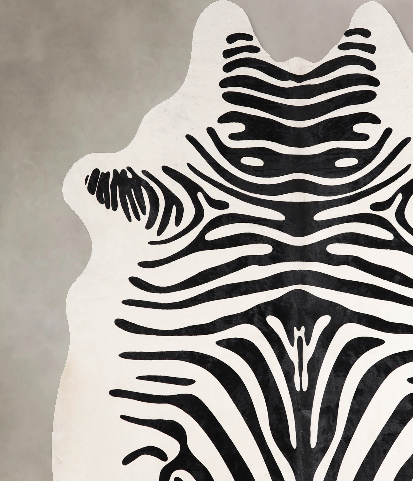 Zebra Cowhide Rug #A34614