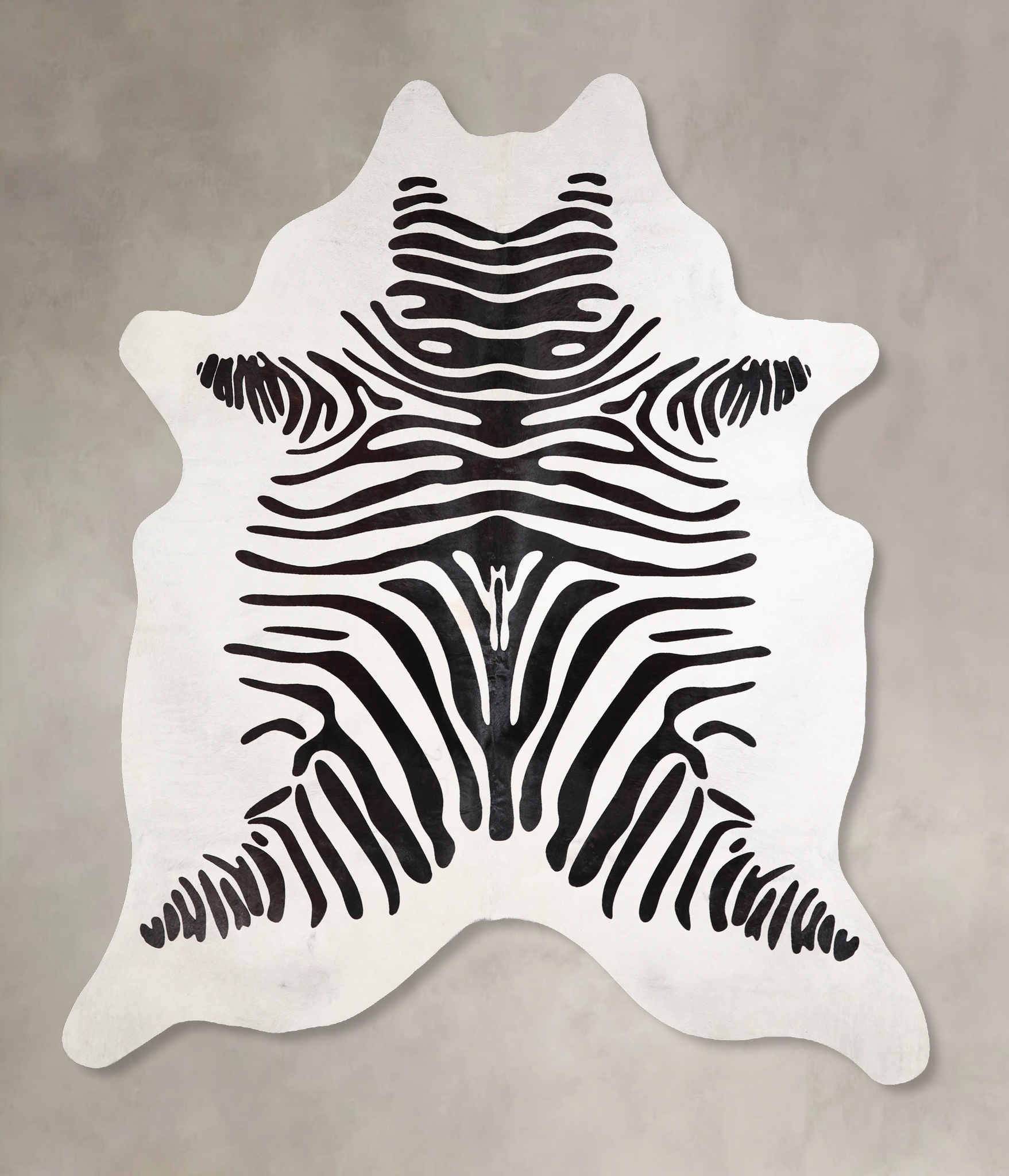 Zebra Cowhide Rug #A34615