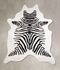 Zebra X-Large Brazilian Cowhide Rug 7'8