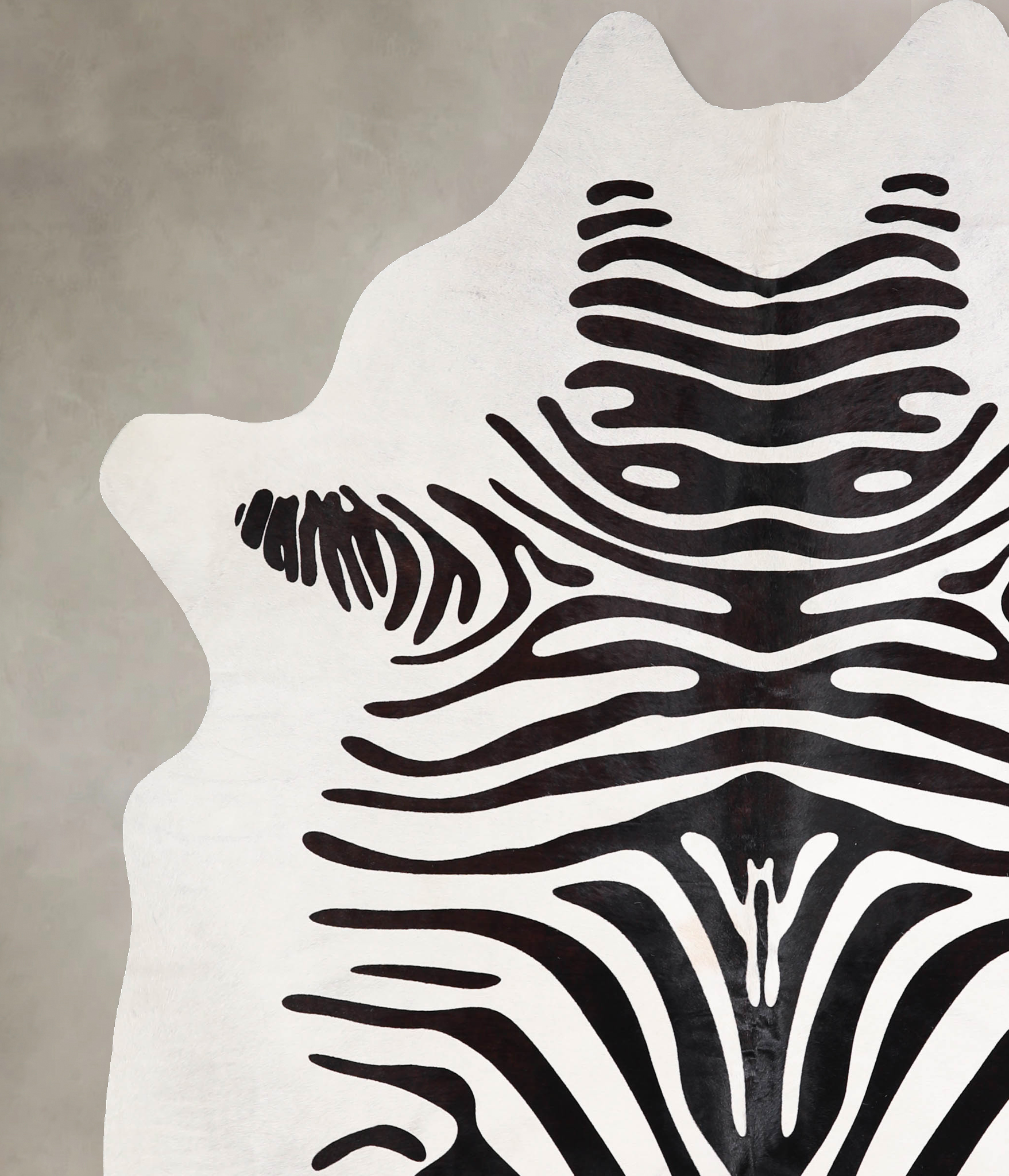 Zebra Cowhide Rug #A34615