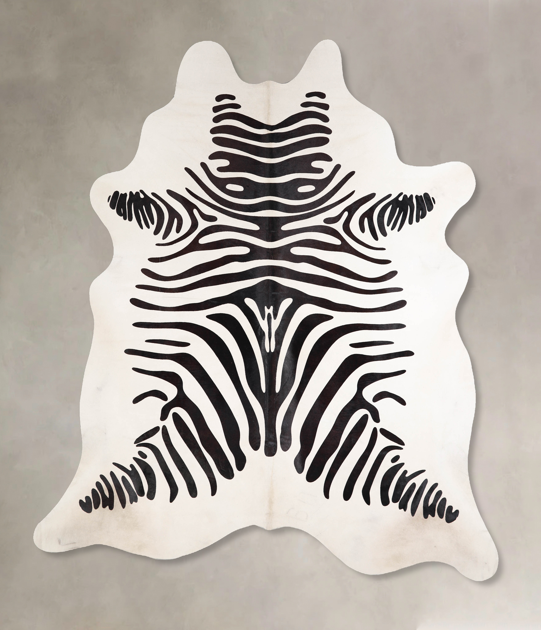 Zebra Cowhide Rug #A34617