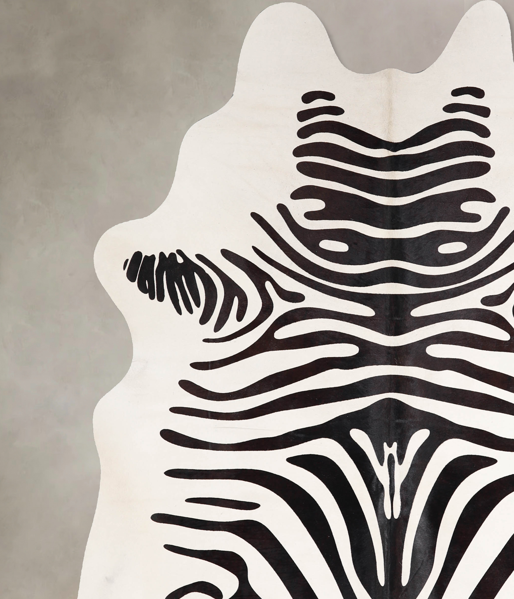 Zebra Cowhide Rug #A34617