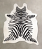 Zebra X-Large Brazilian Cowhide Rug 7'0