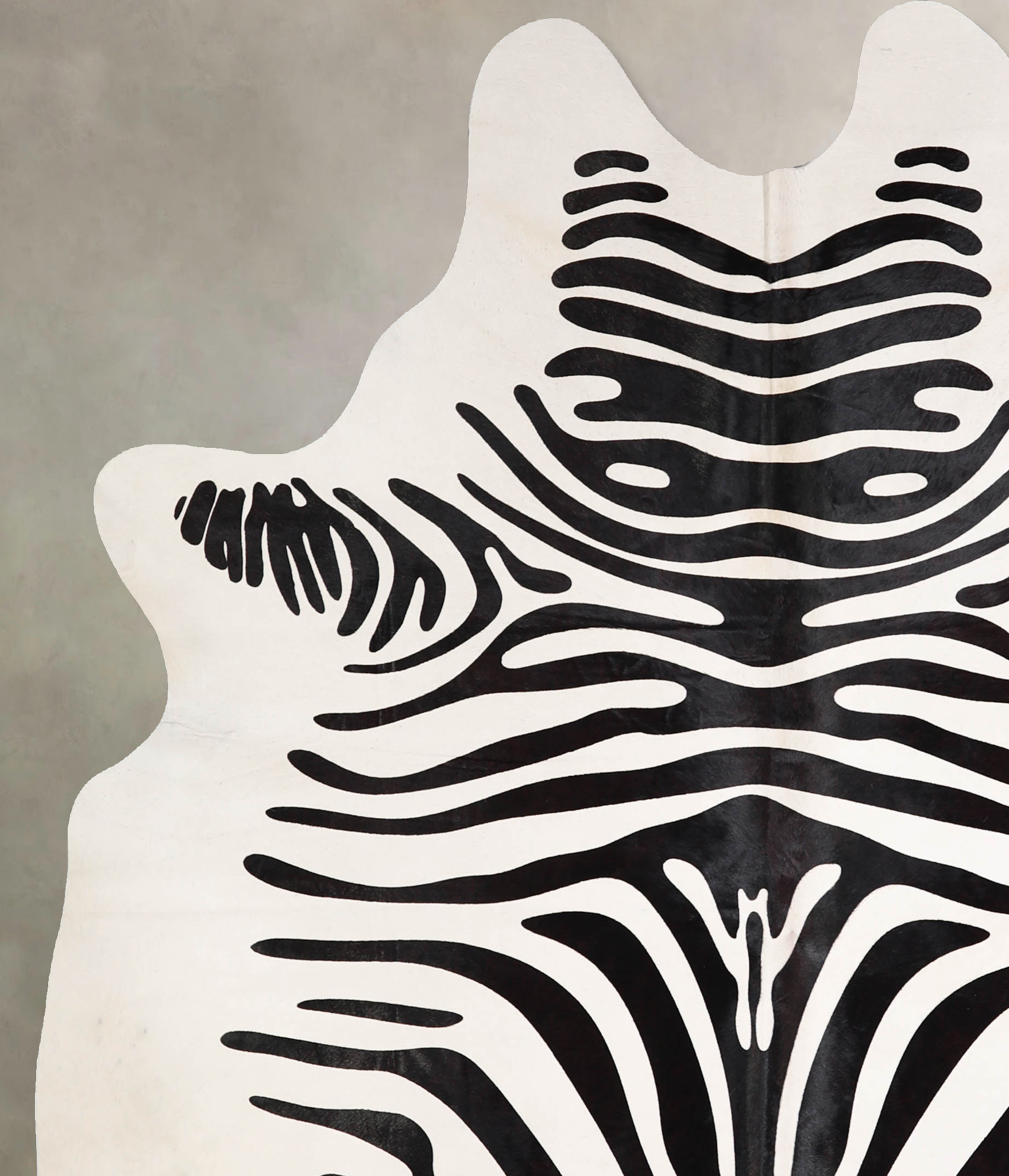 Zebra Cowhide Rug #A34618