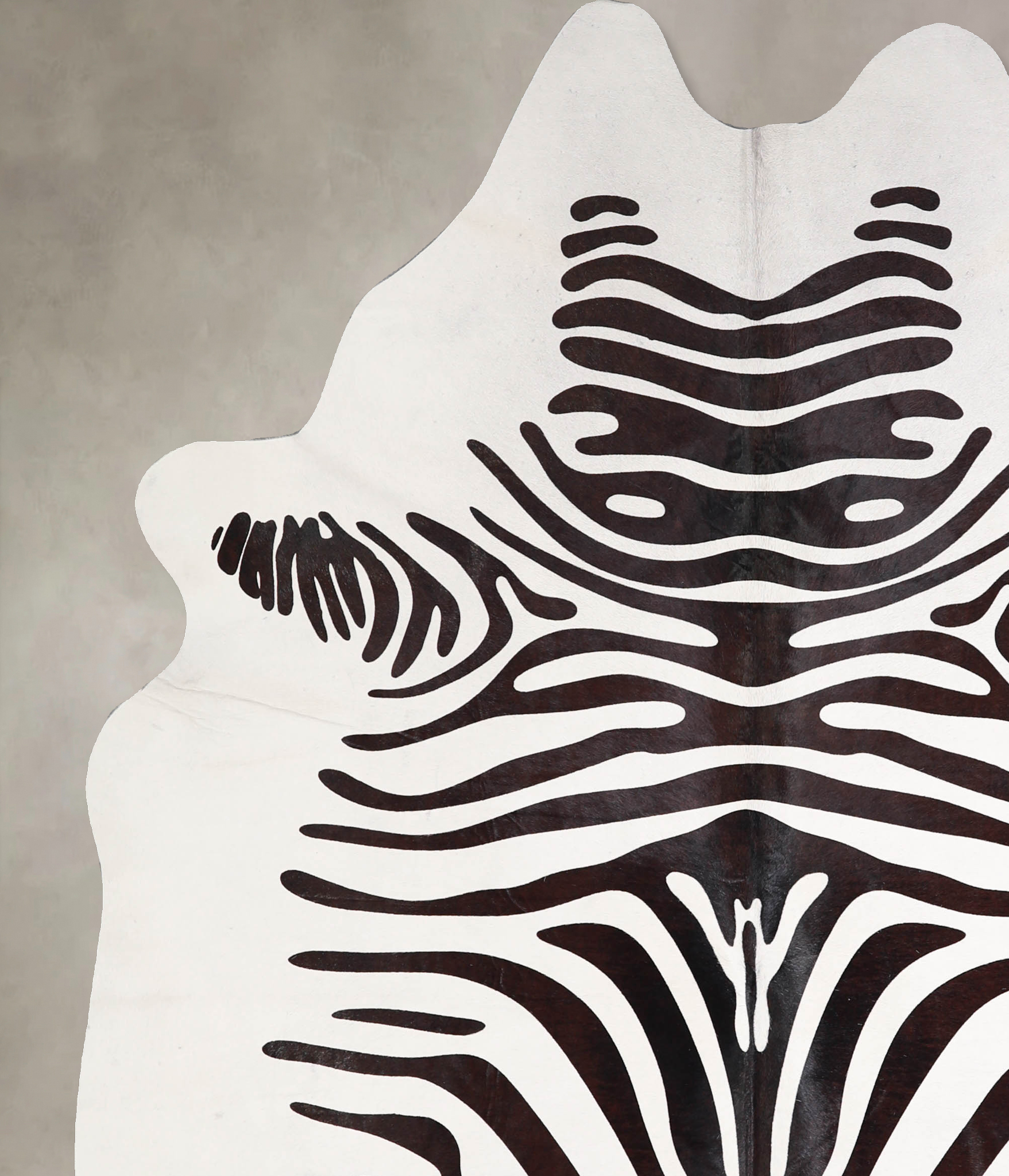 Zebra Cowhide Rug #A34619