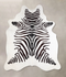 Zebra X-Large Brazilian Cowhide Rug 7'1