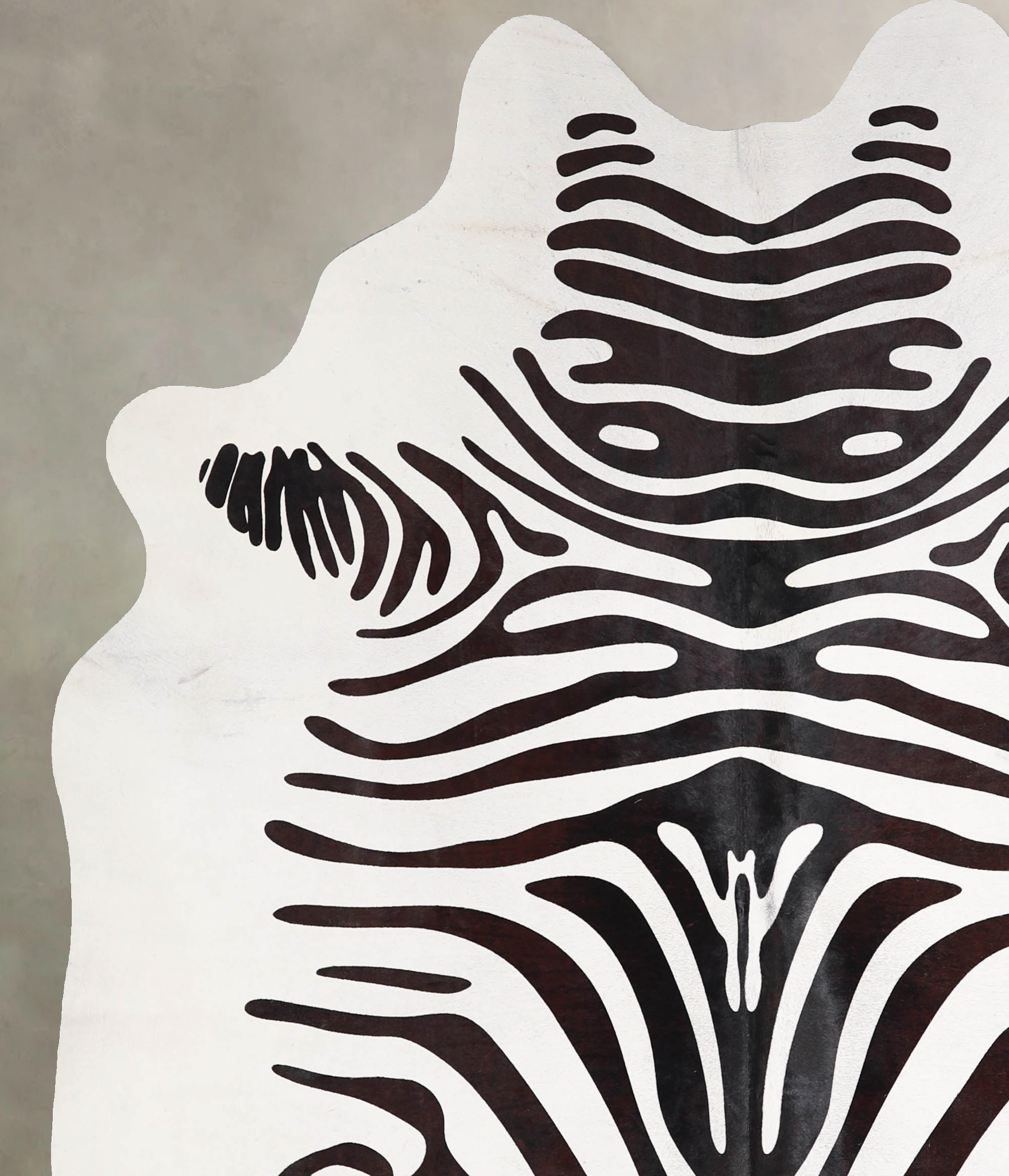 Zebra Cowhide Rug #A34620