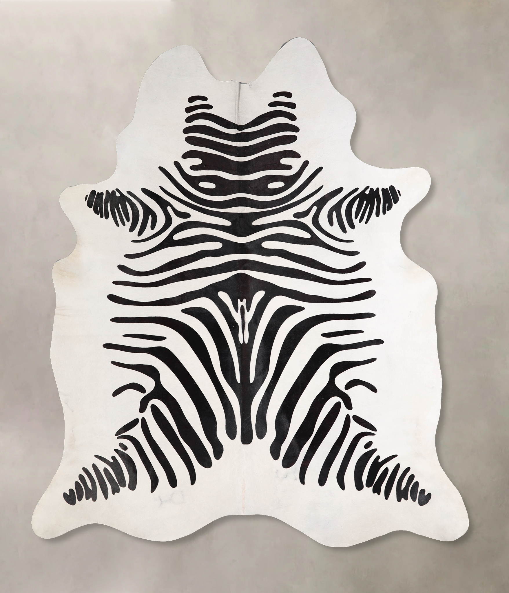 Zebra Cowhide Rug #A34621