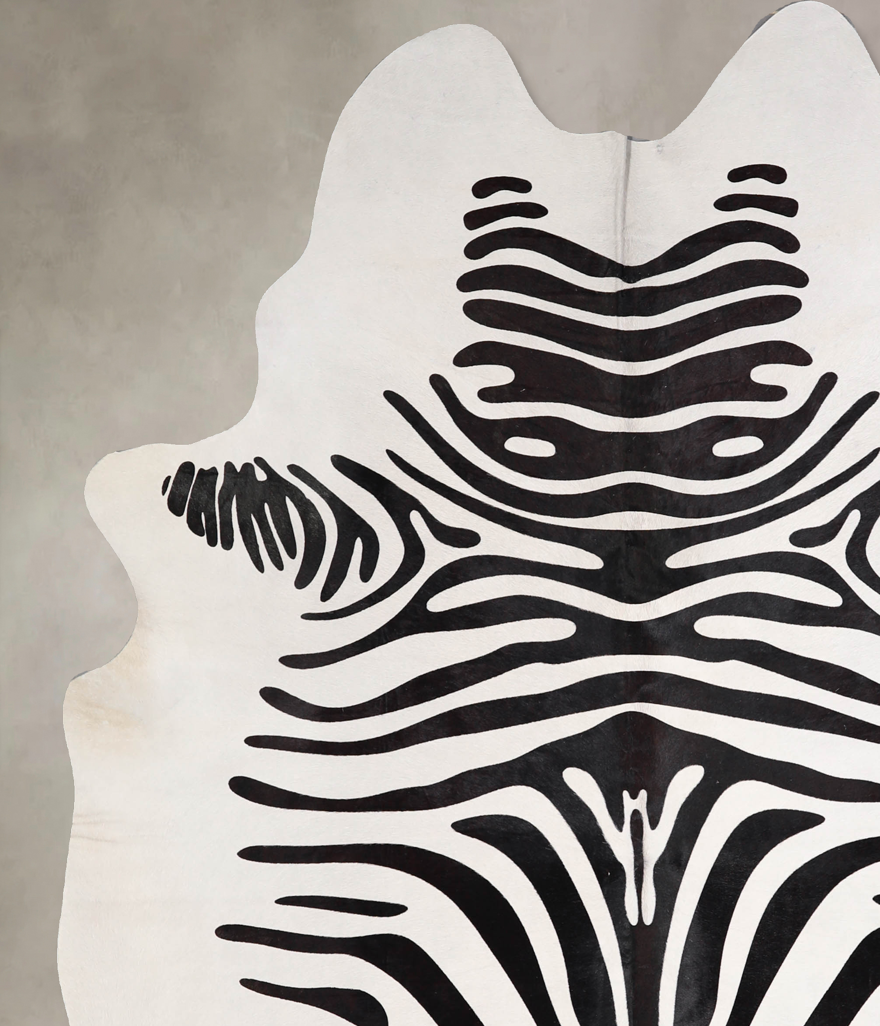 Zebra Cowhide Rug #A34621