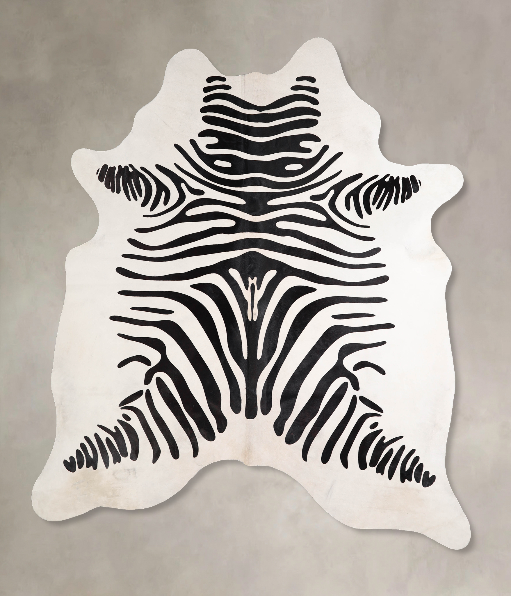 Zebra Cowhide Rug #A34622