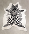 Zebra X-Large Brazilian Cowhide Rug 7'6