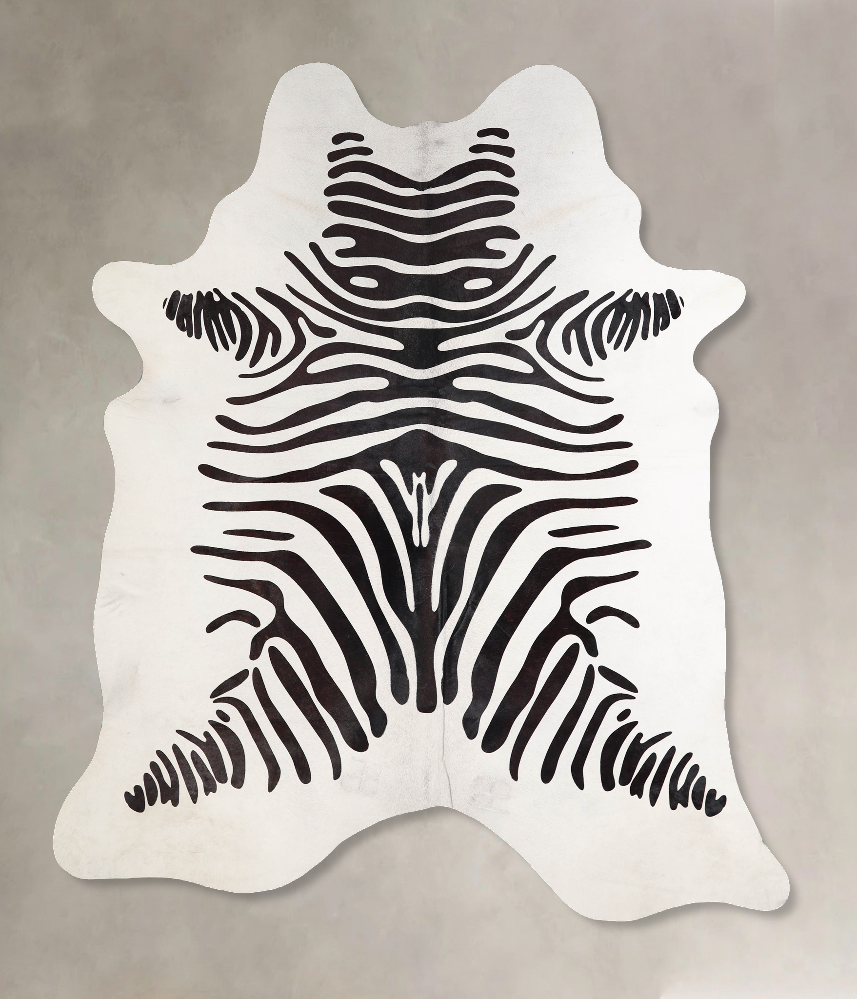 Zebra Cowhide Rug #A34623