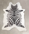 Zebra X-Large Brazilian Cowhide Rug 7'5