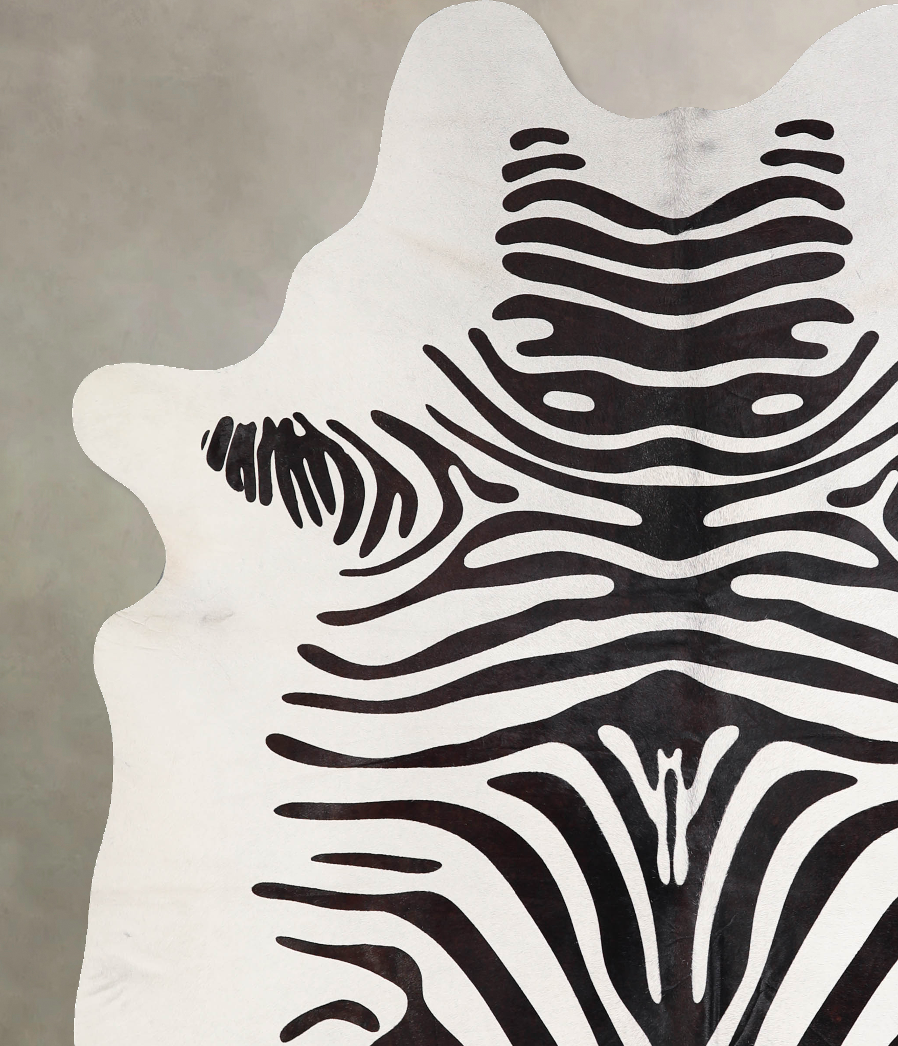 Zebra Cowhide Rug #A34623