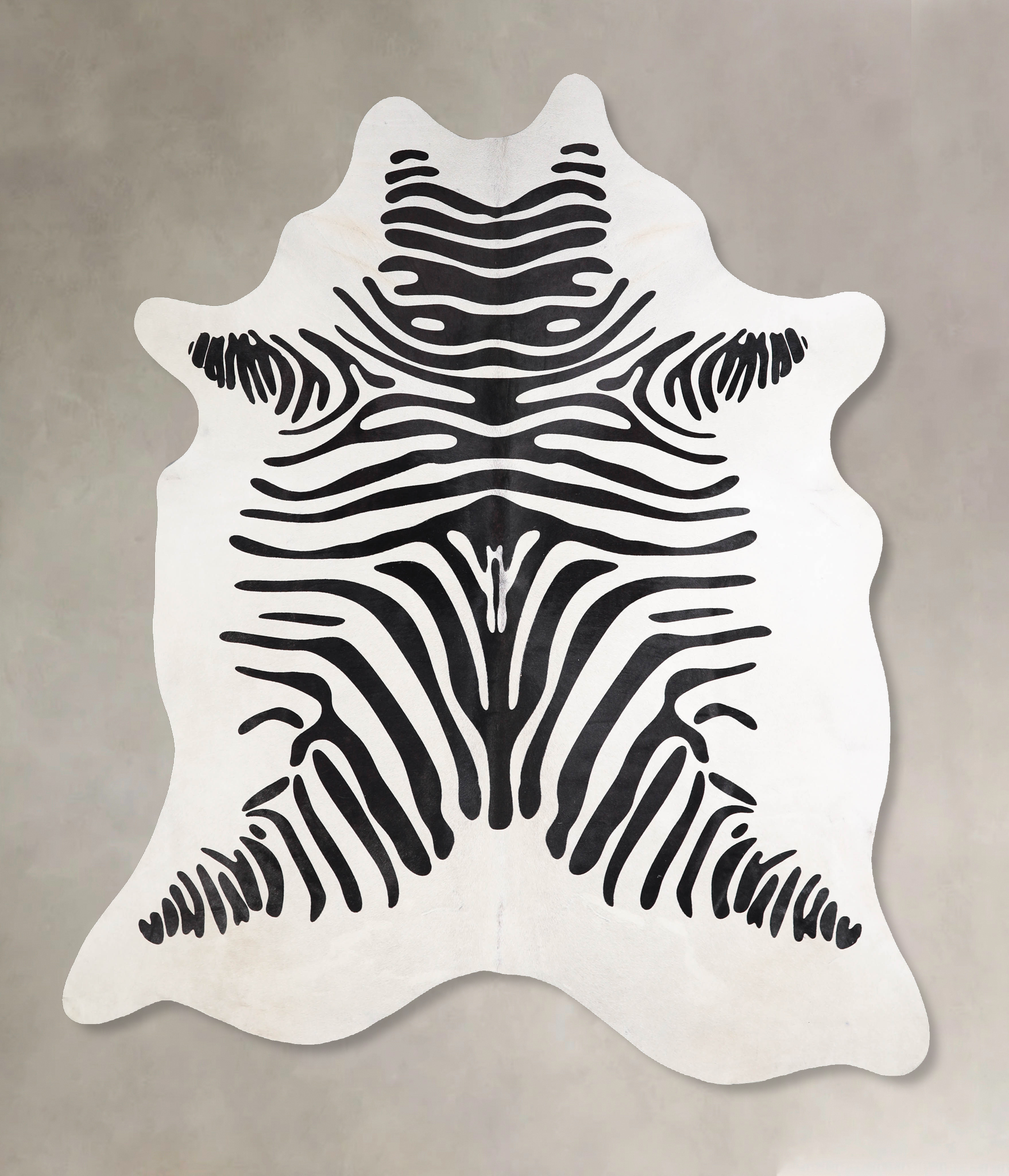 Zebra Cowhide Rug #A34625