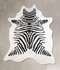 Zebra X-Large Brazilian Cowhide Rug 7'5