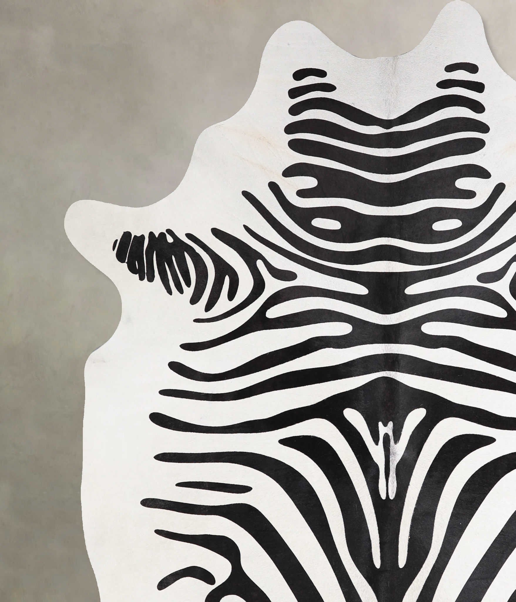 Zebra Cowhide Rug #A34625