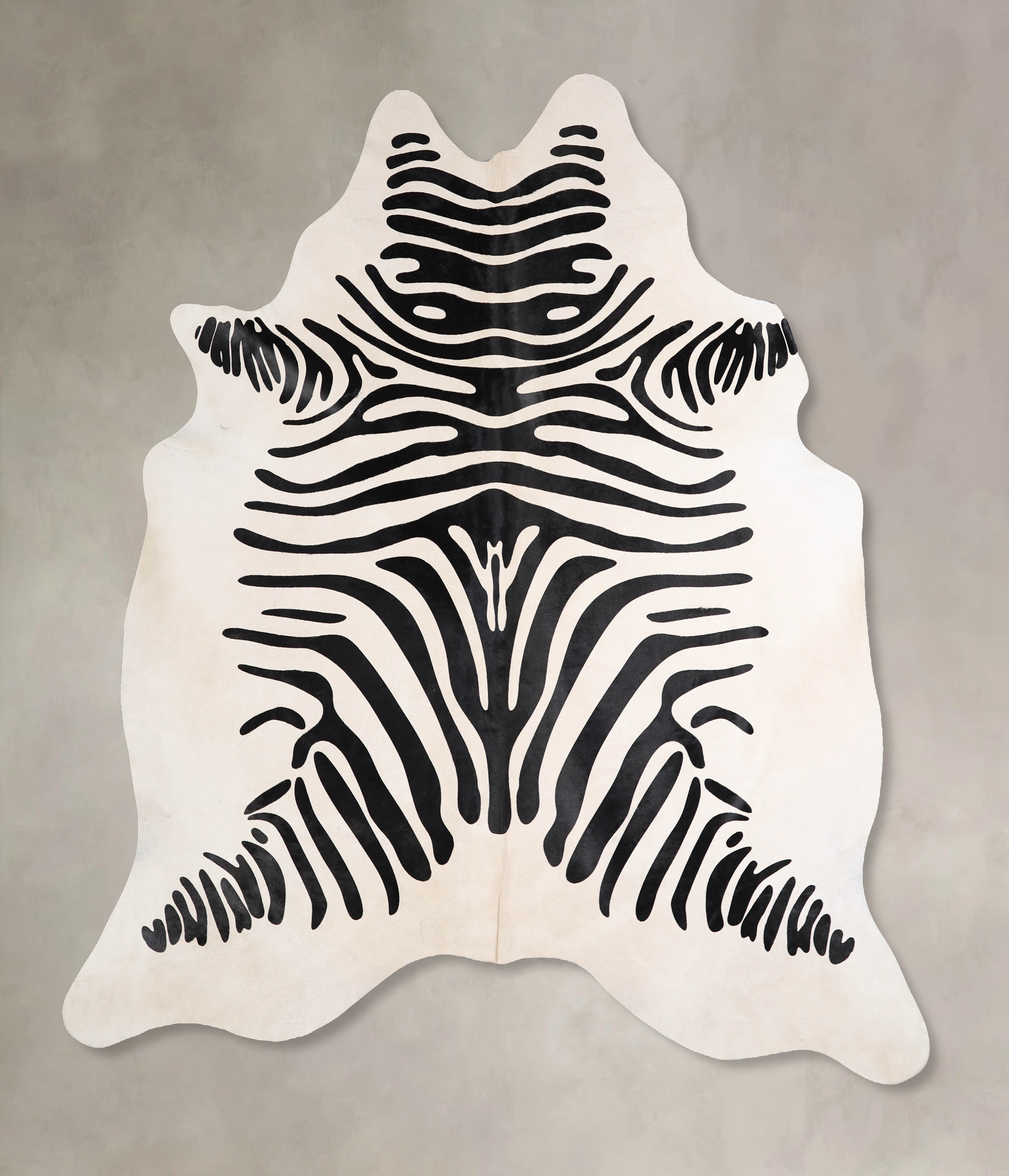 Zebra Cowhide Rug #A34626