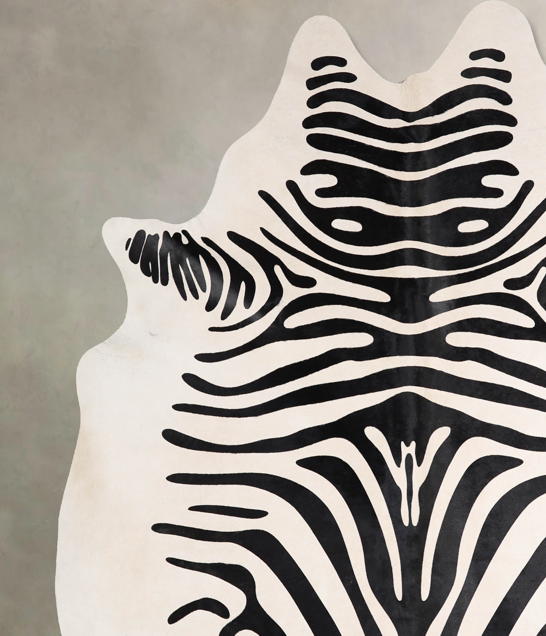 Zebra Cowhide Rug #A34626