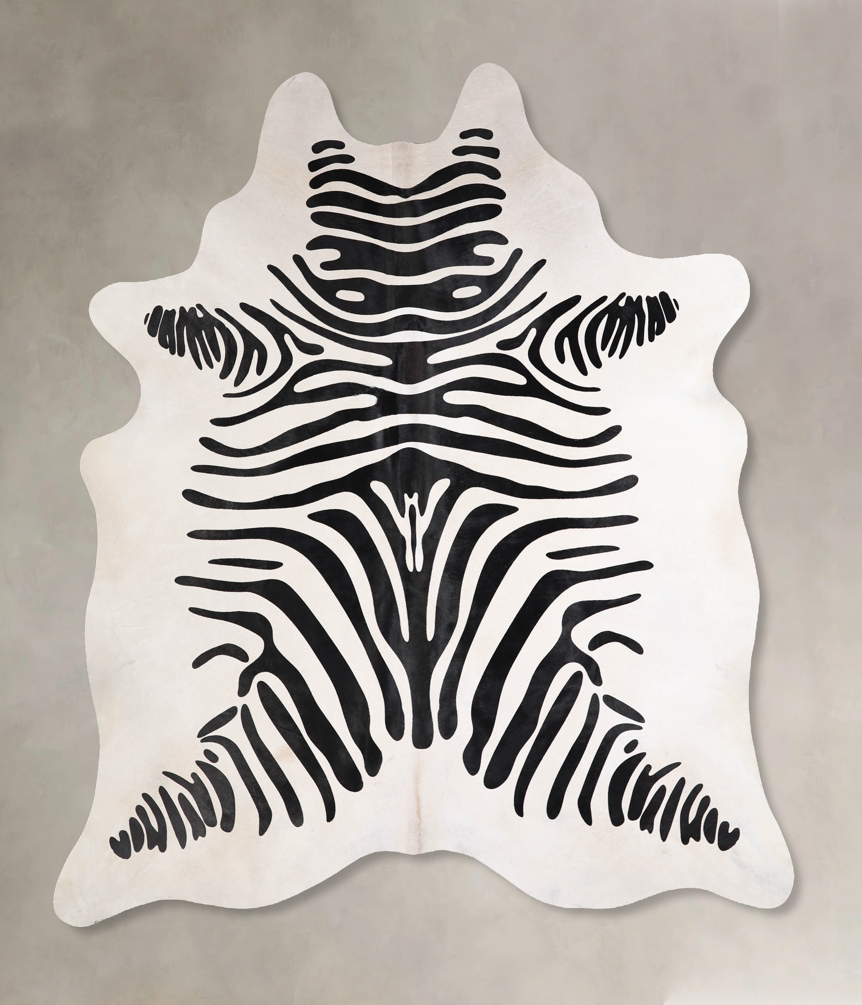 Zebra Cowhide Rug #A34627