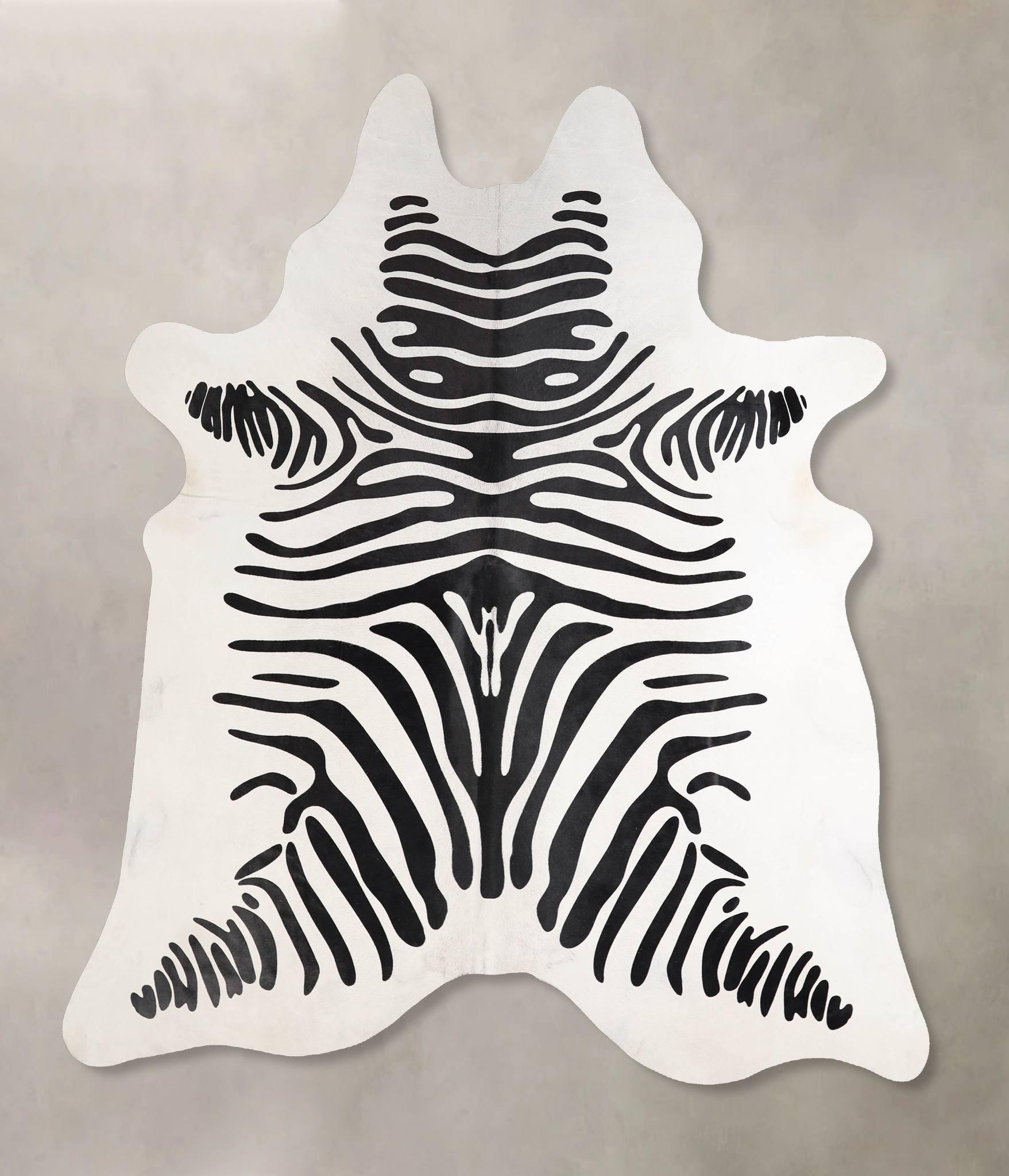 Zebra Cowhide Rug #A34628