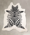 Zebra X-Large Brazilian Cowhide Rug 7'7