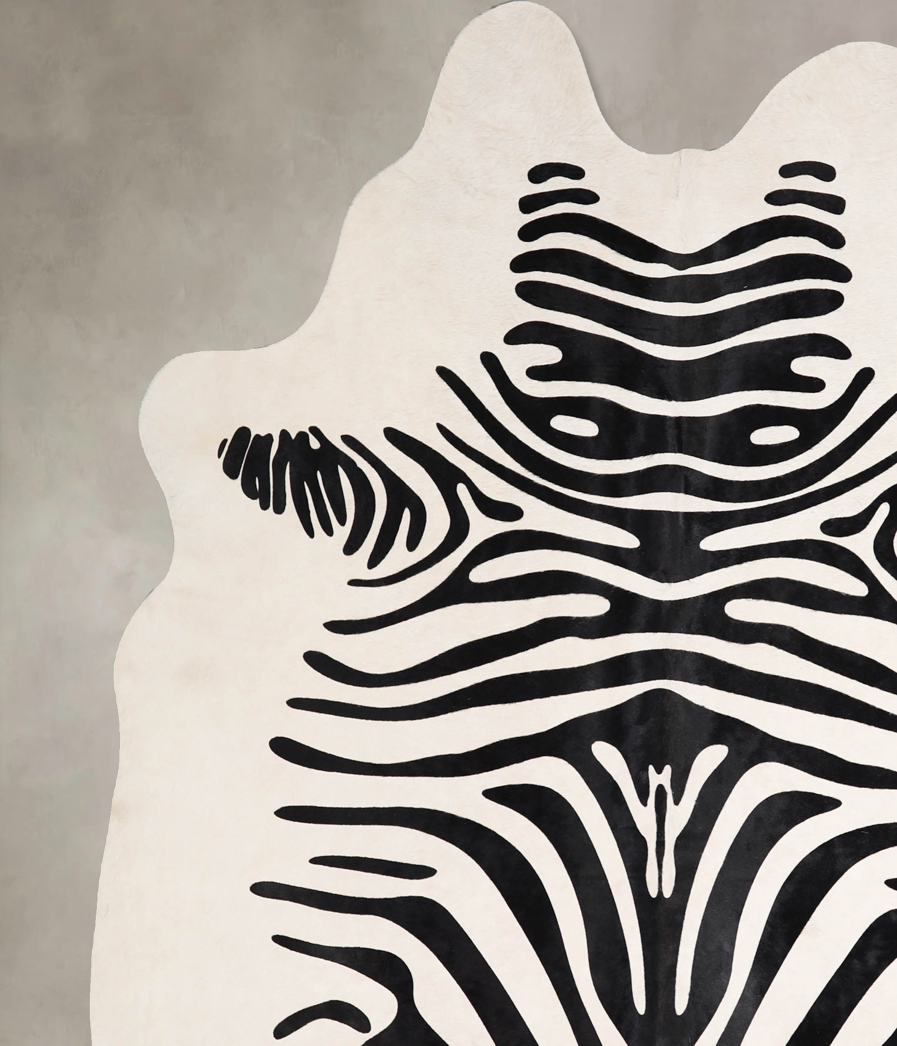 Zebra Cowhide Rug #A34629