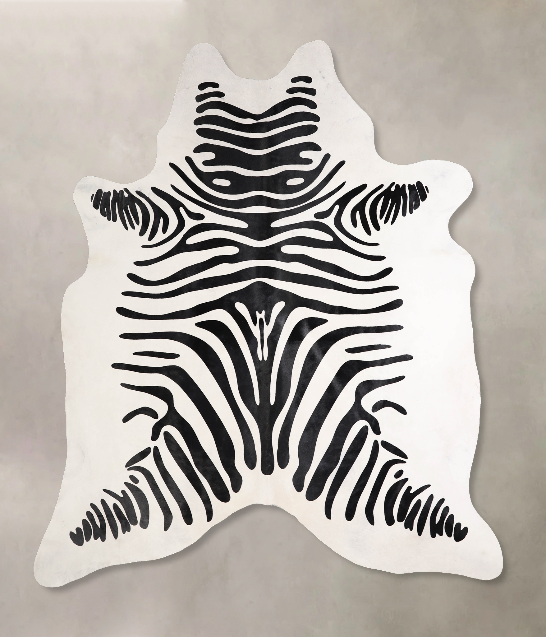 Zebra Cowhide Rug #A34630