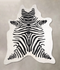 Zebra X-Large Brazilian Cowhide Rug 6'11