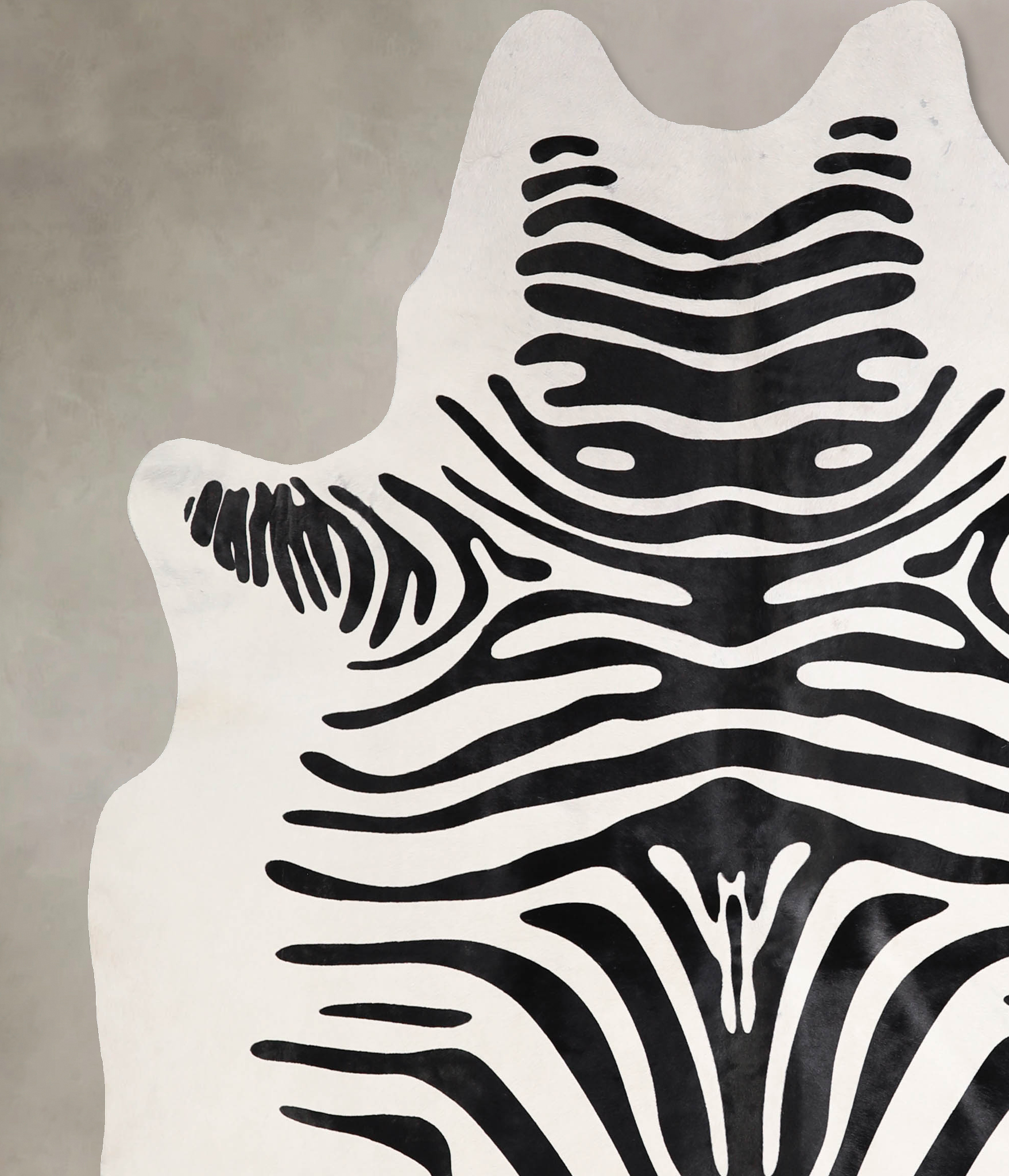 Zebra Cowhide Rug #A34630