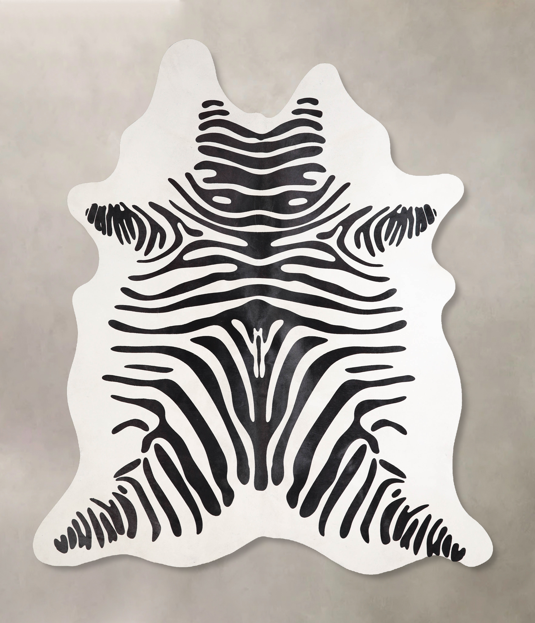 Zebra Cowhide Rug #A34631