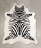 Zebra X-Large Brazilian Cowhide Rug 7'0