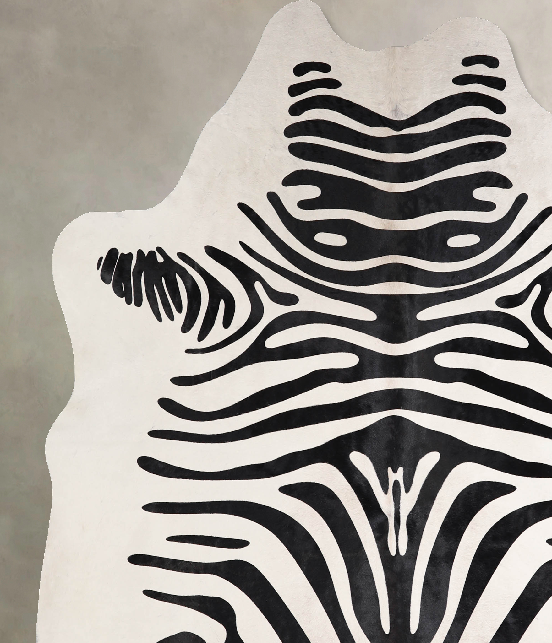 Zebra Cowhide Rug #A34632