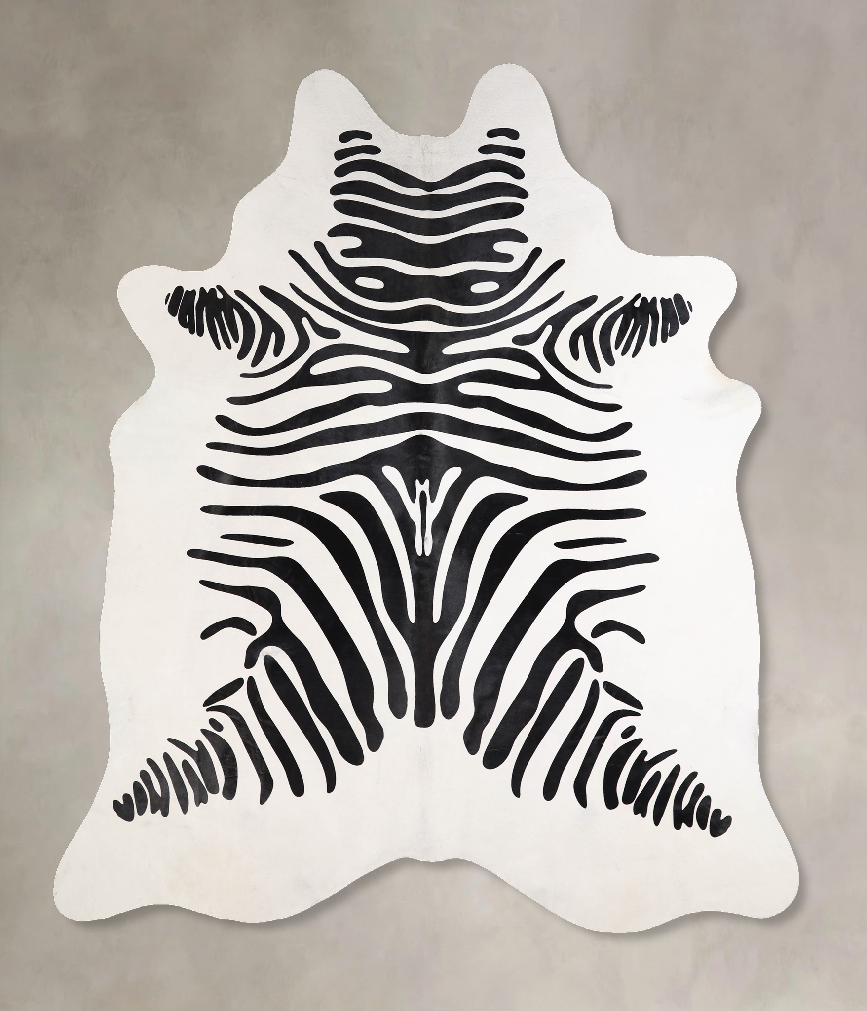 Zebra Cowhide Rug #A34633