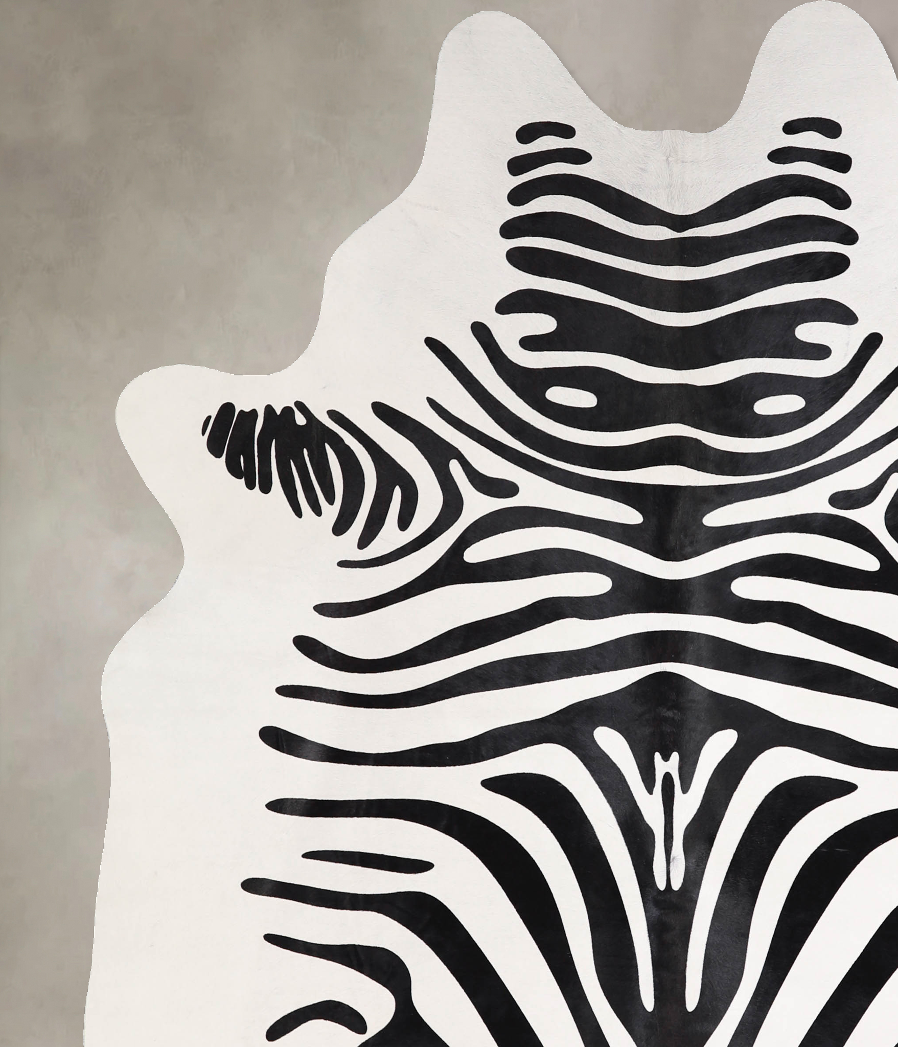 Zebra Cowhide Rug #A34633