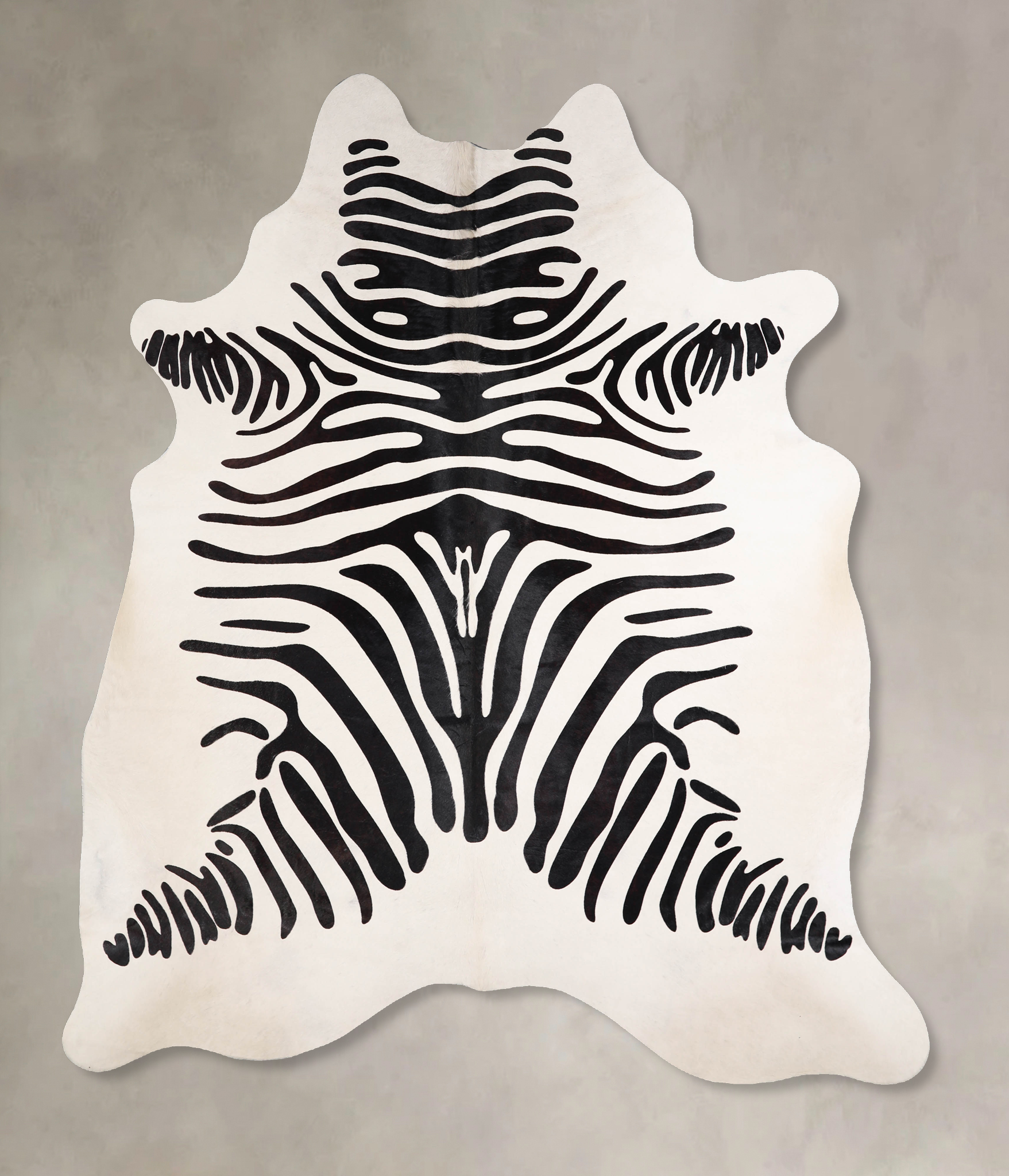 Zebra Cowhide Rug #A34635