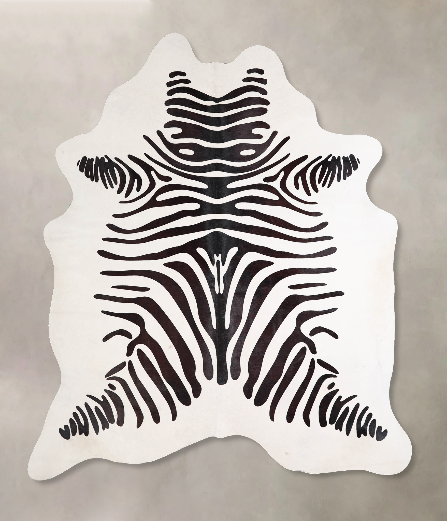 Zebra Cowhide Rug #A34636