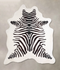 Zebra X-Large Brazilian Cowhide Rug 7'1